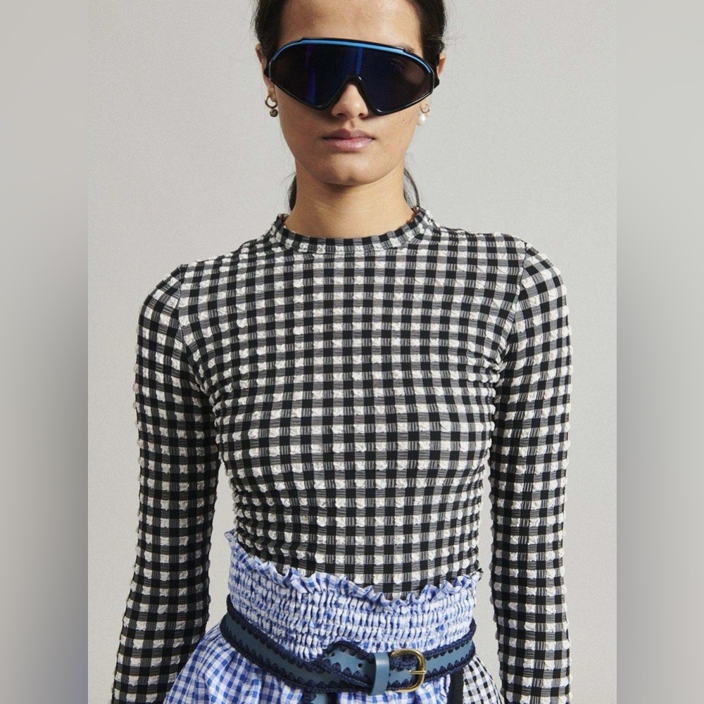 RACHEL COMEY Satellite Check Top Sz S